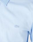 Chemise Lacoste bleu clair ajustée en coton stretch - Georgespaul