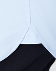 Chemise Lacoste bleu clair ajustée en coton stretch - Georgespaul