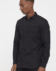 Chemise à motifs Lee Cooper noire - Georgespaul