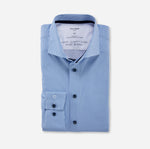 Afbeelding in Gallery-weergave laden, Chemise Luxor OLYMP droite bleue pour homme I Georgespaul
