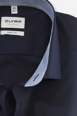 Charger l&#39;image dans la galerie, Chemise OLYMP ajustée bleue stretch
