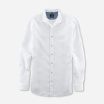 Afbeelding in Gallery-weergave laden, Chemise OLYMP blanche en lin pour homme I Georgespaul
