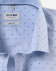 Chemise à motifs OLYMP bleue - Georgespaul