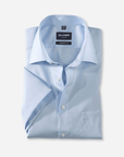 Chemise manches courtes OLYMP bleue - Georgespaul