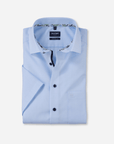 Chemise manches courtes OLYMP bleue - Georgespaul