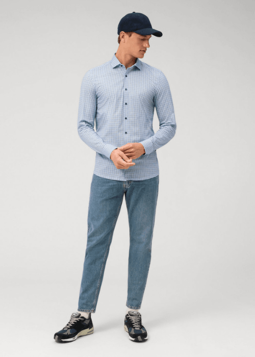 Chemise OLYMP bleue - Georgespaul