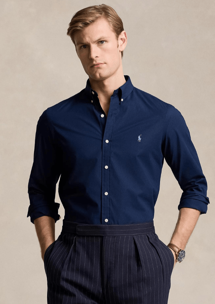 Chemise Ralph Lauren marine - Georgespaul