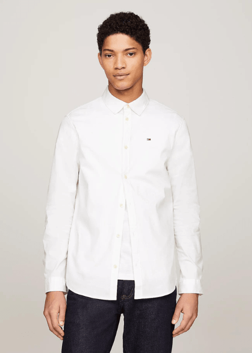 Chemise Tommy Jeans blanche - Georgespaul