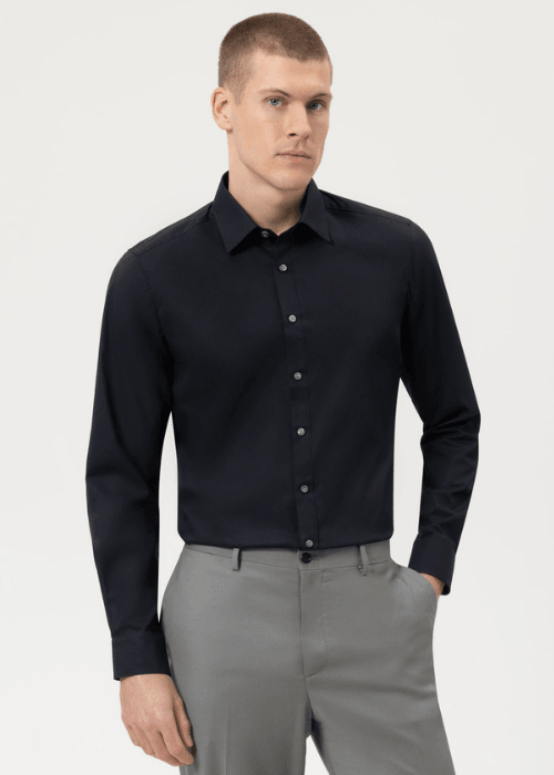 Chemise OLYMP noire - Georgespaul