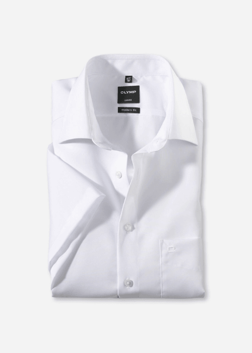 Chemise manches courtes OLYMP blanche - Georgespaul