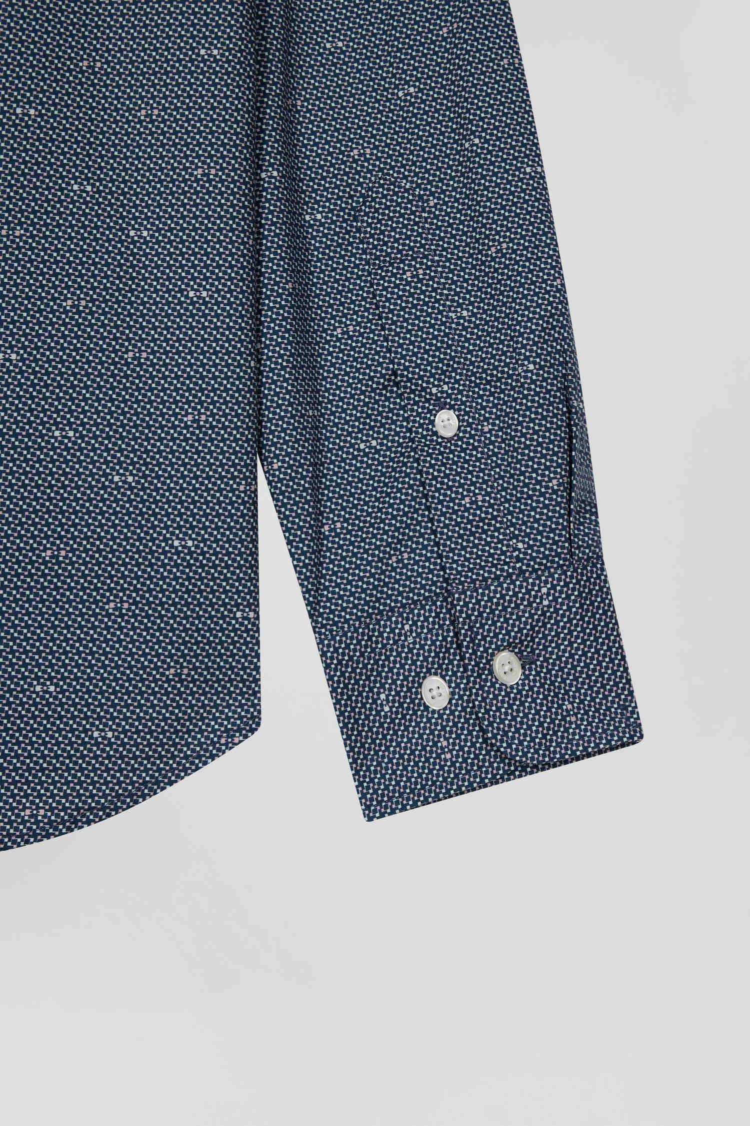 Chemise à motifs Eden Park marine - Georgespaul