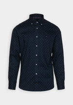 Afbeelding in Gallery-weergave laden, Chemise Tommy Hilfiger marine en coton pour homme I Georgespaul
