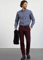 Afbeelding in Gallery-weergave laden, Chemise à motifs Eden Park rose pour homme I Georgespaul

