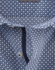 Chemise à motifs OLYMP bleue pour homme| Georgespaul 