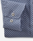 Chemise à motifs OLYMP bleue pour homme| Georgespaul 