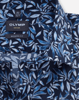 Chemise à motifs OLYMP bleue - Georgespaul