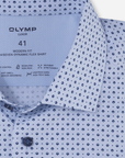 Chemise à motifs OLYMP bleue - Georgespaul