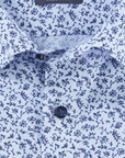 Chemise à motifs OLYMP bleue - Georgespaul