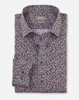 Chemise à motifs OLYMP bordeaux pour homme | Georgespaul 