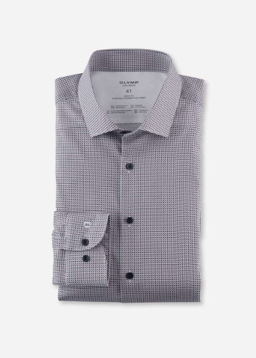 Chemise à motifs OLYMP bordeaux - Georgespaul