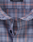 Chemise à motifs OLYMP marine pour homme | Georgespaul 