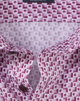 Chemise à motifs OLYMP rose