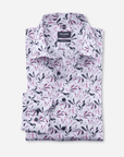 Chemise à motifs OLYMP rose - Georgespaul