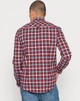 Chemise à carreaux Tommy Jeans bordeaux - Georgespaul