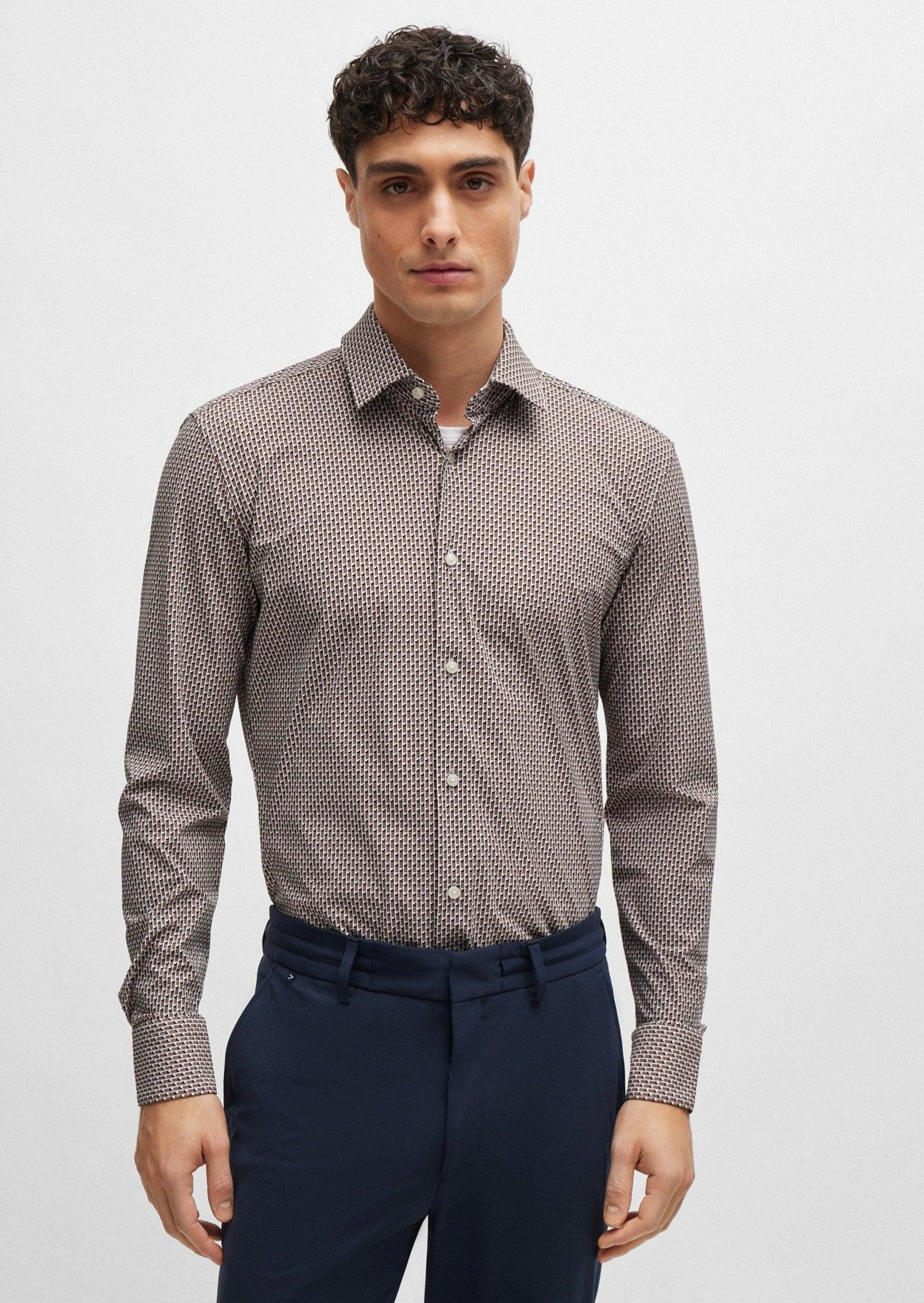 Chemise BOSS beige - Georgespaul