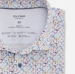 Charger l&#39;image dans la galerie, Chemise OLYMP ajustée blanche en coton pour homme I Georgespaul
