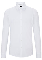Afbeelding in Gallery-weergave laden, Chemise homme BOSS ajustée blanche stretch | Georgespaul
