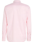 Chemise Tommy Hilfiger rose en coton bio stretch - Georgespaul