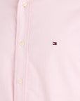 Chemise Tommy Hilfiger rose en coton bio stretch - Georgespaul