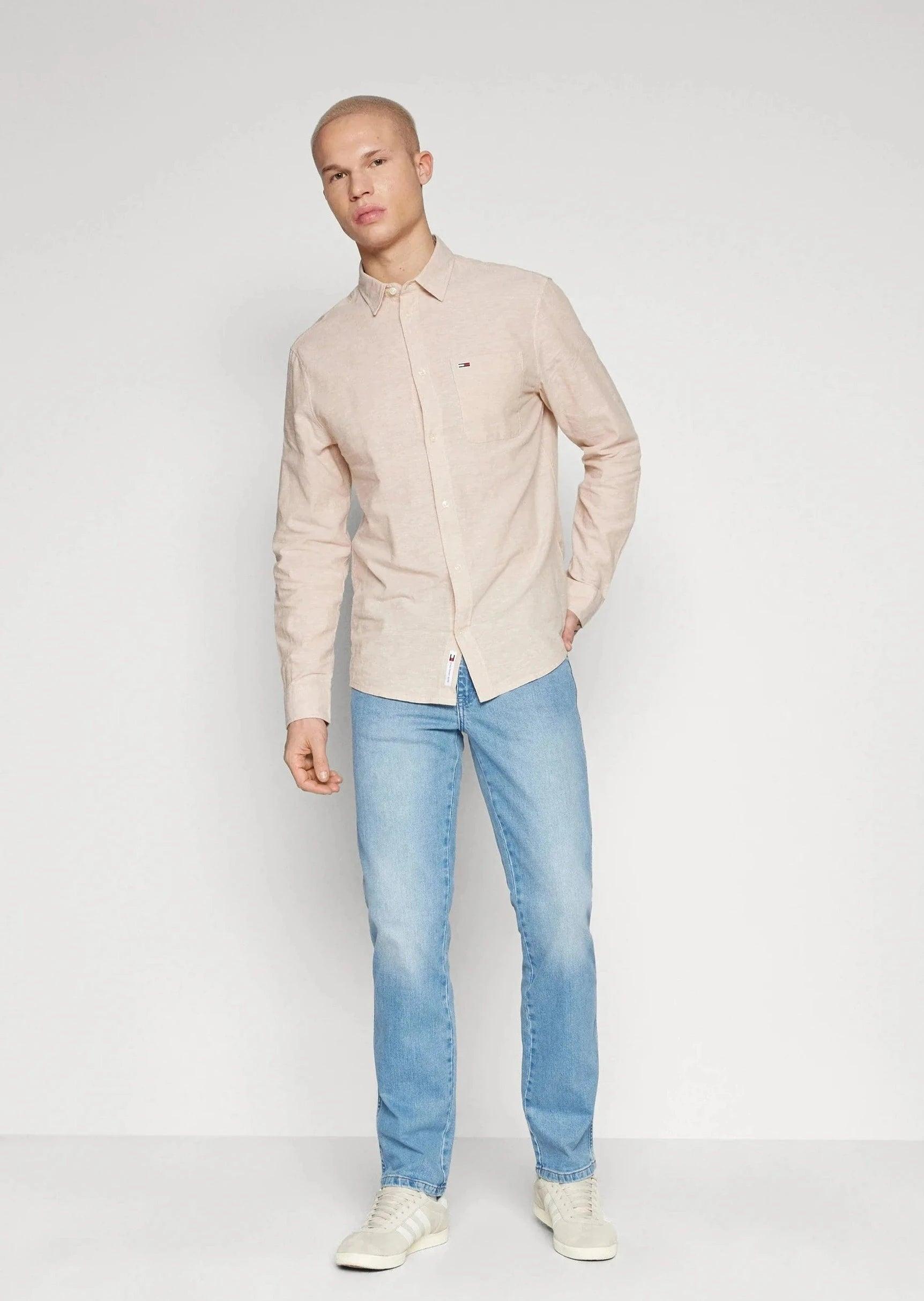 Chemise Tommy Jeans beige - Georgespaul