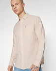 Chemise Tommy Jeans beige - Georgespaul