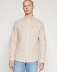 Chemise Tommy Jeans beige - Georgespaul