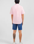 Chemise manches courtes homme Eden Park rose | Georgespaul