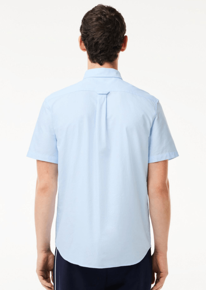 Chemise manches courtes Lacoste bleue - Georgespaul