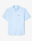 Chemise manches courtes Lacoste bleue - Georgespaul