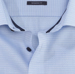 Afbeelding in Gallery-weergave laden, Chemise Luxor OLYMP droite bleu en coton pour homme I Georgespaul
