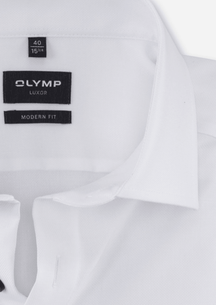 Chemise manches courtes OLYMP blanche - Georgespaul