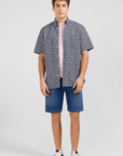 Chemise manches courtes Eden Park marine - Georgespaul