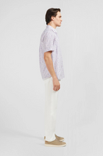 Charger l&#39;image dans la galerie, Chemise manches courtes homme à imprimés Eden Park rose | Georgespaul
