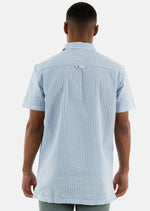 Afbeelding in Gallery-weergave laden, Chemise rayée manches courtes homme Tommy Jeans bleue | Georgespaul
