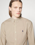 Chemise vichy Ralph Lauren beige en coton stretch - Georgespaul