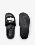 Claquettes Lacoste noires - Georgespaul