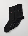 Coffret chaussettes Tommy Hilfiger noires | Georgespaul