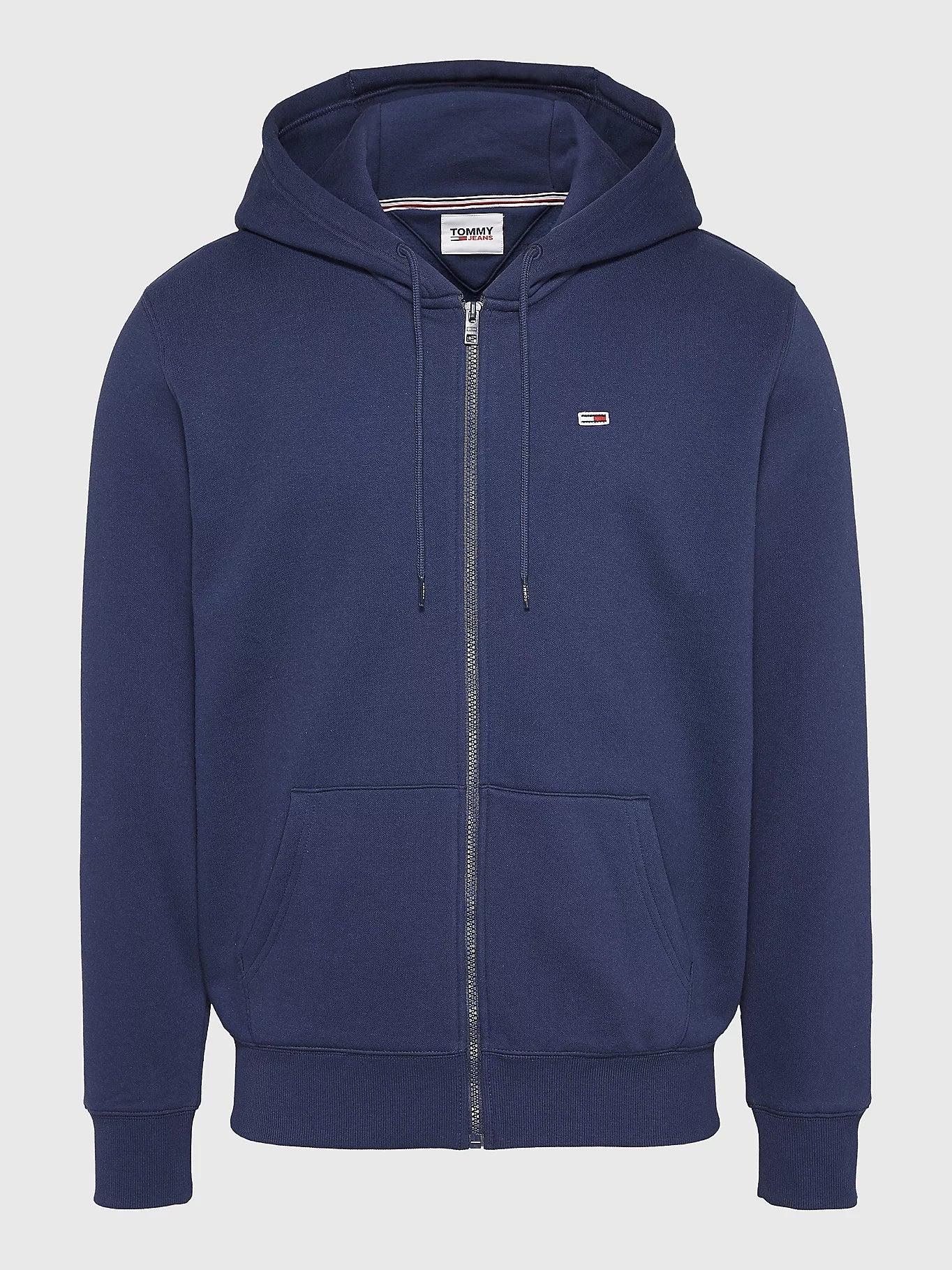 Sweat zippé à capuche Tommy Jeans marine - Georgespaul