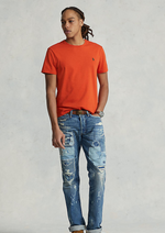 Afbeelding in Gallery-weergave laden, T-Shirt Ralph Lauren ajusté orange en jersey
