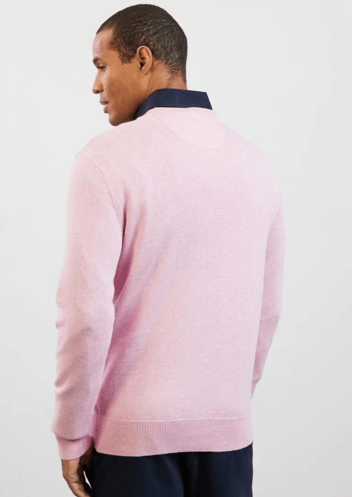 Pull Eden Park rose en laine - Georgespaul